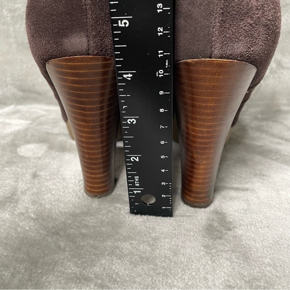 Colin Stuart Brown Suede Leather Slouchy Boots Women’s Size 9 - Picture 11 of 14